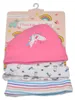 Cangaroo Babymütze Kay 3er-Set Größe 46 cm, Erstlingsmütze, Produktbild-Vorschau 3