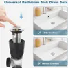 Abflusskorb für die Spüle, flexibles Abflussrohr, Siphon Produktbild-Vorschau 2