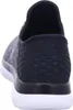 A rear view of a black and gray Skechers women's sneaker. Podgląd zdjęcia produktu