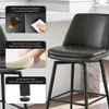 CHITA Barhocker 2er Set 360° drehbar, mit Rückenlehne & Produktbild-Vorschau 5