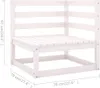 vidaXL 5-tlg. Garten-Lounge-Set mit Kissen Kiefer Produktbild-Vorschau 8