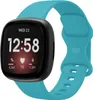 Strap-it Fitbit Versa 4 Silikon Armband Classic (Aqua) - Produktbild-Vorschau 1