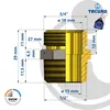 tecuro Reduziernippel Eurokonus G 3/4 Zoll AG x G 1/2 Zoll Produktbild-Vorschau 4
