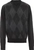 Sweter męski NOWLES – czarno-szary, rozmiar S/M Podgląd zdjęcia produktu 1