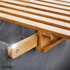 Wäschekorb - 2 x 30 L - Aus Bambus - Zwei Kammern - Produktbild-Vorschau 7