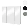 Spiegelschaaf HWC-B19b, badmeubel, hangkast, 6 planken, Productafbeelding-voorbeeld 8