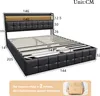 ProximaX Polsterbett 140x200cm mit USB und Steckdosen, Produktbild-Vorschau 7