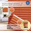 Plissee ohne Bohren 60x220cm Orange Produktbild-Vorschau 2