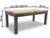 Großer ausziehbarer Tisch Leonardo 90x170, ausziehbar auf Produktbild-Vorschau 8