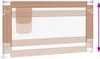 vidaXL Chránič postele pro batolata Taupe 150x25 cm Látka Náhled obrázku produktu 6
