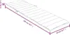 vidaXL Cuscino lettino melange antracite 200x50x4 cm Anteprima dell’immagine prodotto 9