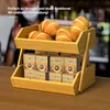 AdelDream Bambus-Obstkorb 2-stöckiger Servierkorb Produktbild-Vorschau 7
