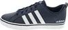 A side view of a navy blue Adidas sneaker with white stripes. Náhľad obrázku produktu