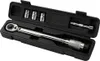 A torque wrench and its accessories are neatly arranged in a black carrying case. Anteprima dell’immagine prodotto