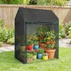 COSTWAY Mała szklarnia do pomidorów 129 x 80 x 173 cm, Podgląd zdjęcia produktu 2