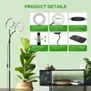 LED Pflanzenlampe Vollspektrum 2 Köpfe,144 LEDs,10-stufig Produktbild-Vorschau 5
