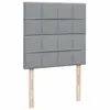 Boxspringbett mit Matratze Hellgrau 90x190 cm Stoff Produktbild-Vorschau 9