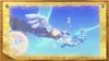 A painting of a spaceship in space with stars and planets. Produktbild-Vorschau