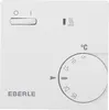 A white thermostat with a dial and indicator lights. Náhled obrázku produktu