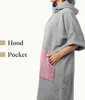 HOMELEVEL Badeponcho Damen und Herren - Surf Poncho aus Produktbild-Vorschau 5