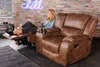 2er Kinosessel HOLLYWOOD antik braun mit Cupholder Produktbild-Vorschau 2