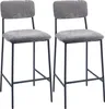 HOMCOM Barhocker 2er Set Barstuhl, Tresenhocker mit Produktbild-Vorschau 1