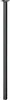 Tarrox Tischbein vierkant 25 x 25 x 800 mm, schwarz Produktbild-Vorschau 1