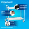 Vozík s 2 policemi z nerezové oceli Náhled obrázku produktu 7