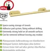 WENKO Turbo-Loc® Badetuchstange Mod. Orea Gold, 40 cm, Produktbild-Vorschau 4