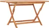 vidaXL Gartentisch Klappbar 160×80×75 cm Massivholz Teak Produktbild-Vorschau 6