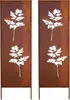 Sichtschutz Metall - 160 cm x 50 cm - Edelrost - Rostoptik Produktbild-Vorschau 1