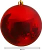 Boule de Noël incassable rouge 20 cm Voir les images du produit 5