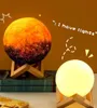 Mond Lampe Malset,3D-Nachtlicht Kreativ Set für Kinder, DIY Produktbild-Vorschau 2