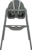A front view of a dark grey high chair. Produktbild-Vorschau