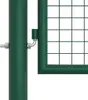 vidaXL Maschen-Gartentor aus Stahl 400 x 125 cm Grün Produktbild-Vorschau 4