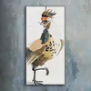 Leinwand Wanduhr Wandkunst Uhr Geräuschlos 30x60 Zeichnung Produktbild-Vorschau 2