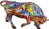Gilde Figur, Stier, "Street Art", Graffiti, Kunstharz, Voir les images du produit 1