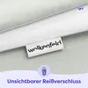 Wolkenfeld Bettwäsche 155x200 grau weiß - kuschelig weich & Produktbild-Vorschau 10