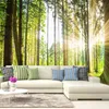 Fototapete selbstklebend Wald 294x210 cm Tapete Wandtapete Produktbild-Vorschau 1
