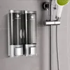 CHUANGDIAN manuelle Hand Seifenspender Wandmontage Doppel Produktbild-Vorschau 2