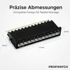 ProfiPatch  Cat.6a Patchpanel Verteilerfeld 12 Port Produktbild-Vorschau 3