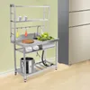 Gewerbliches Edelstahl Spülbecken-Set mit Plattform Rechte Produktbild-Vorschau 3