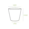 1000 gobelets en carton 100ml 4oz noir jetables Gobelet To Voir les images du produit 8