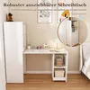 Ausziehbarer Schreibtisch mit Stauraumschrank, 2-in-1 Produktbild-Vorschau 6