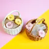 Creative Home Bianco Cestino in Vimini Piccolo con Manico | Anteprima dell’immagine prodotto 7