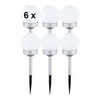 Six solar garden lights arranged in two rows of three. Produktbild-Vorschau