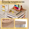 COSTWAY Rollcontainer mit 10 stapelbaren Schubladen & Produktbild-Vorschau 4
