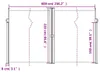 vidaXL Tenda laterale estensibile antracite 220x600 cm Anteprima dell’immagine prodotto 8