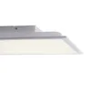 A close-up, angled view of a white LED ceiling light fixture against a white background. Produktbild-Vorschau