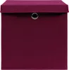 vidaXL Scatole di immagazzinaggio con coperchi 4 pezzi. Anteprima dell’immagine prodotto 3